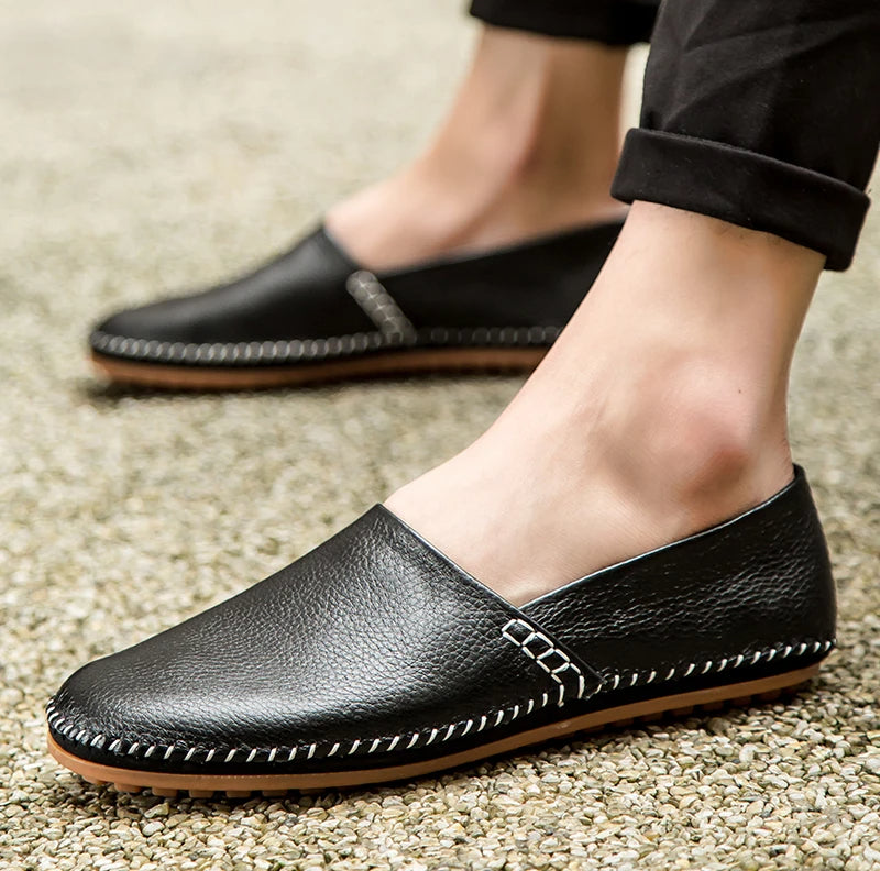 Peter | Leichte Loafer in Lederoptik
