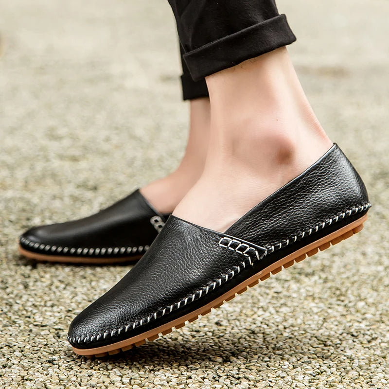 Peter | Leichte Loafer in Lederoptik