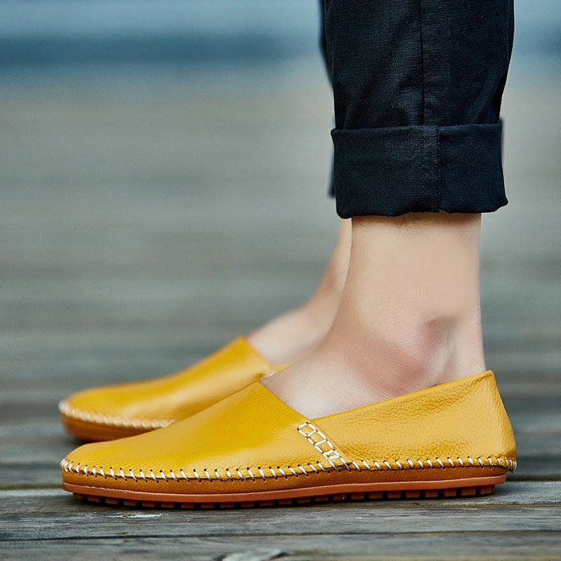 Peter | Leichte Loafer in Lederoptik