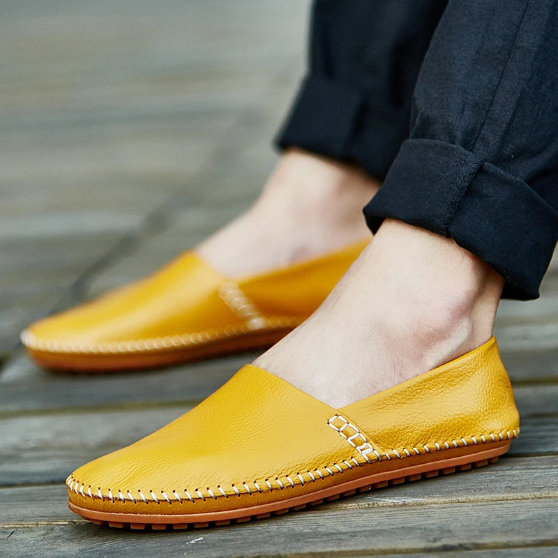 Peter | Leichte Loafer in Lederoptik