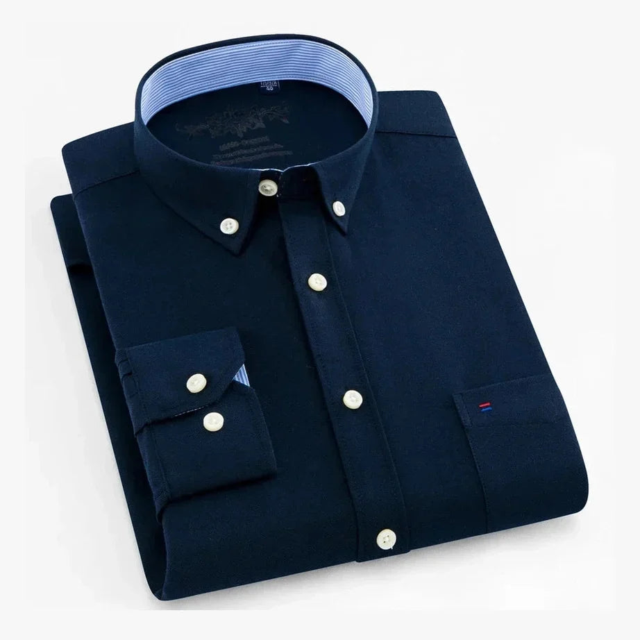 Lukas | Mintgrünes Button-down-Hemd