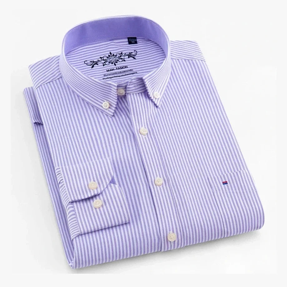 Lukas | Mintgrünes Button-down-Hemd