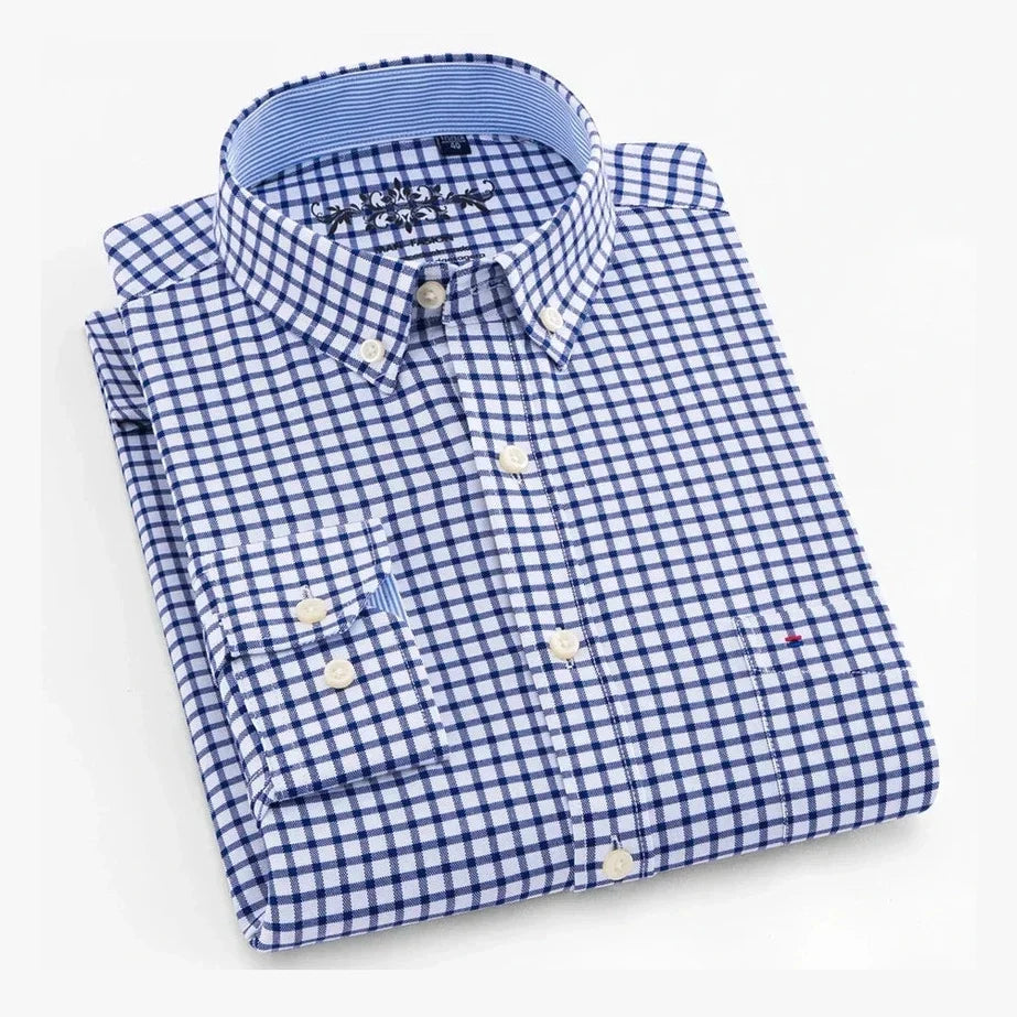 Lukas | Mintgrünes Button-down-Hemd