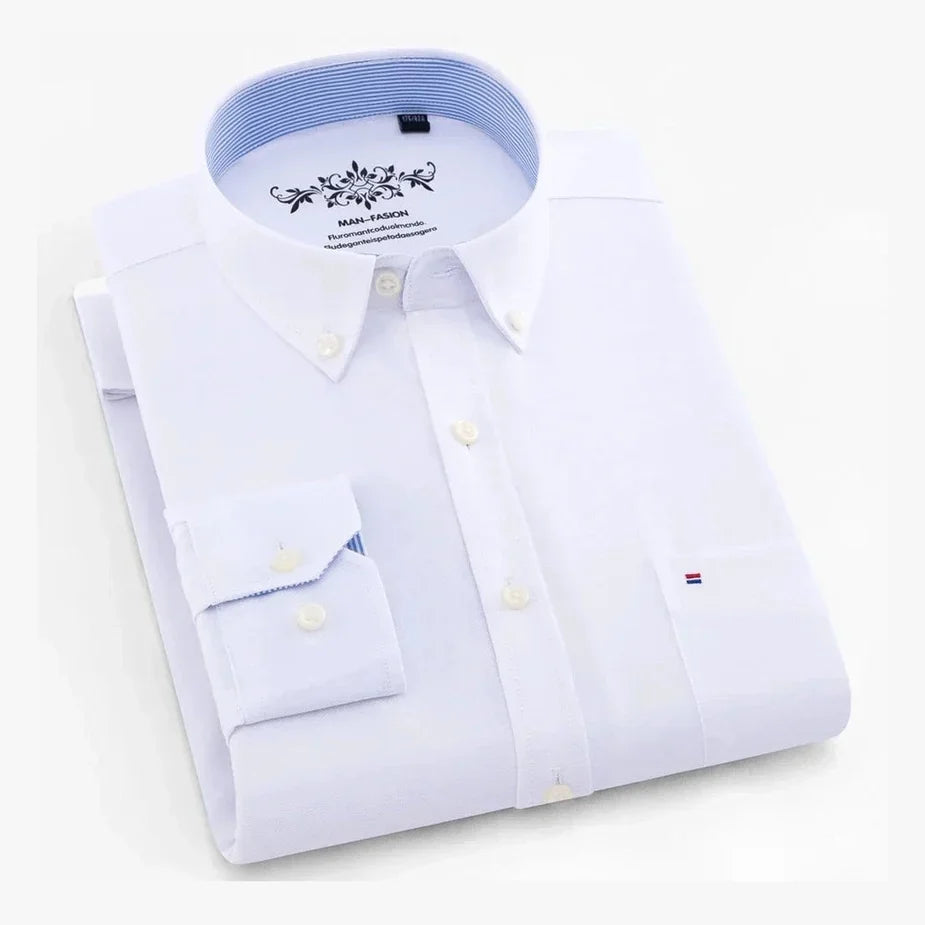 Lukas | Mintgrünes Button-down-Hemd