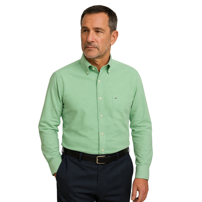 Lukas | Mintgrünes Button-down-Hemd