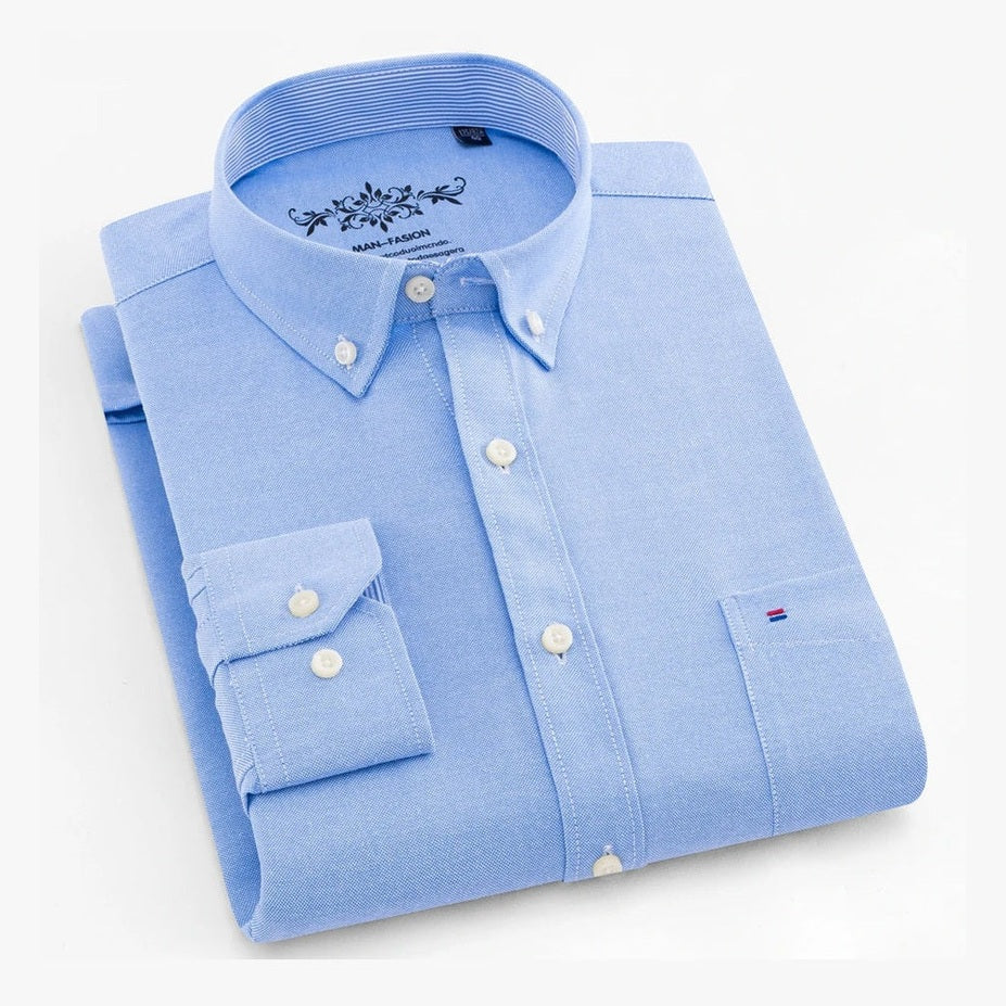 Lukas | Mintgrünes Button-down-Hemd