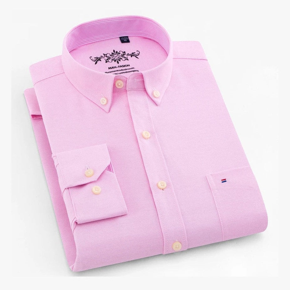Lukas | Mintgrünes Button-down-Hemd