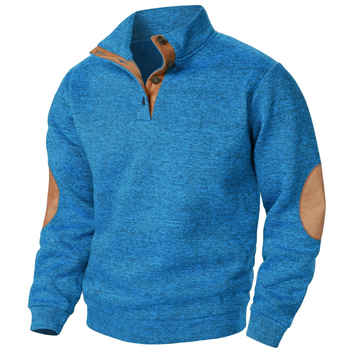 Lukas | Anthrazitfarbener Strickpullover mit Troyerkragen