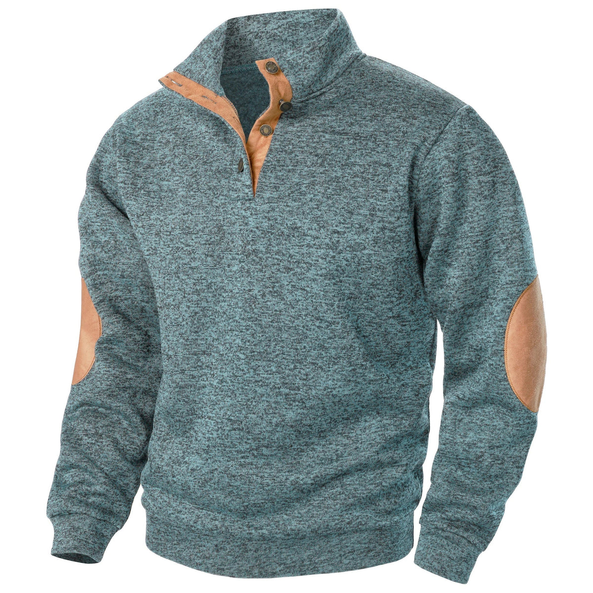 Lukas | Anthrazitfarbener Strickpullover mit Troyerkragen