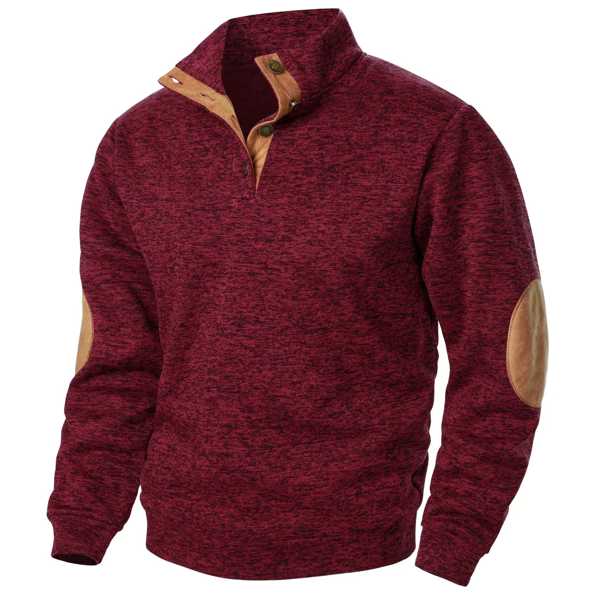 Lukas | Anthrazitfarbener Strickpullover mit Troyerkragen
