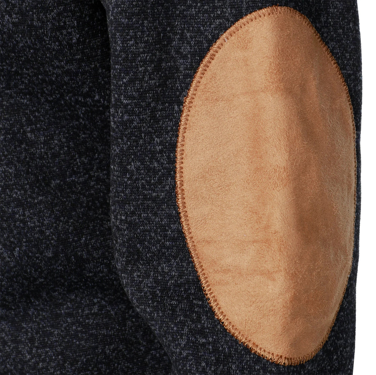Lukas | Anthrazitfarbener Strickpullover mit Troyerkragen