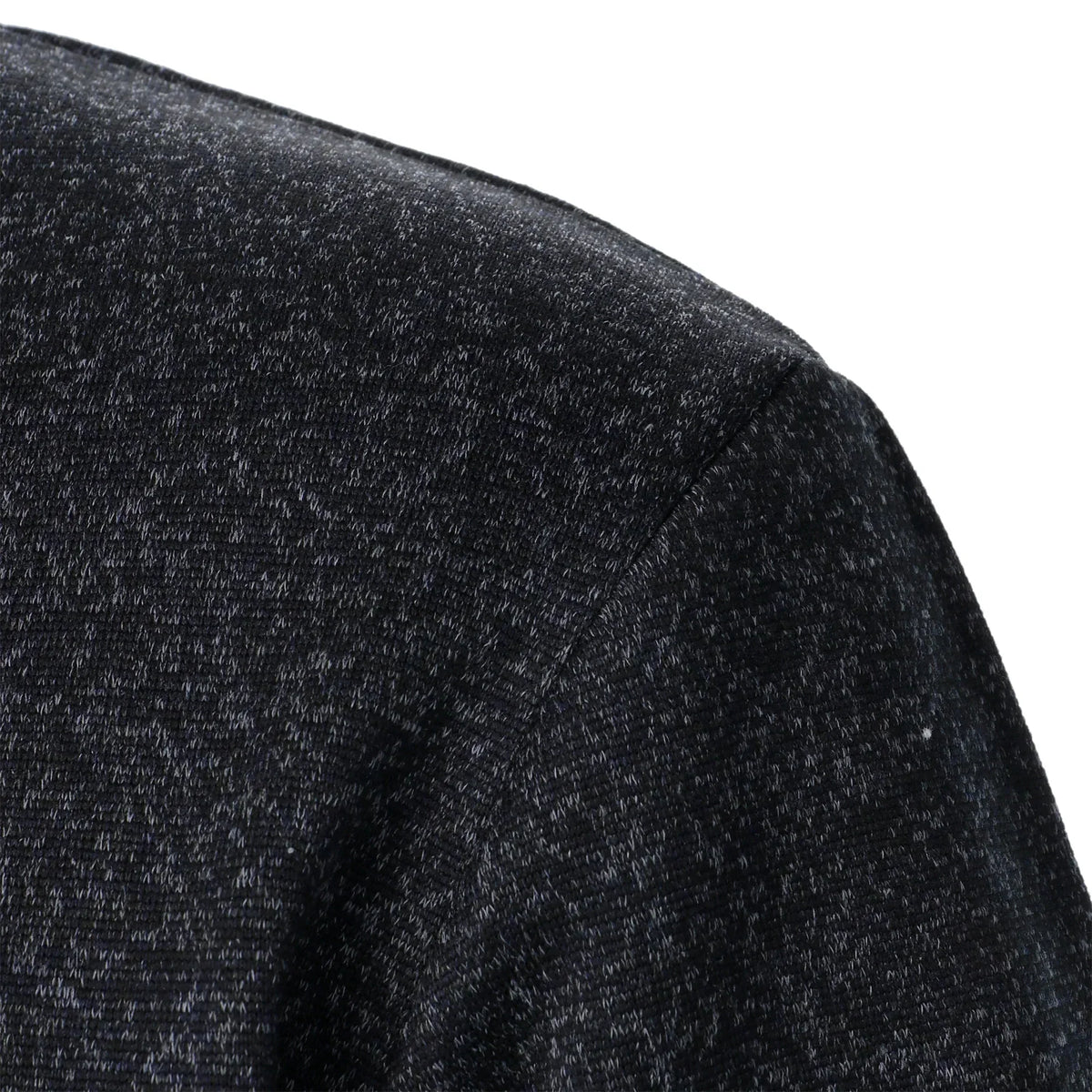 Lukas | Anthrazitfarbener Strickpullover mit Troyerkragen