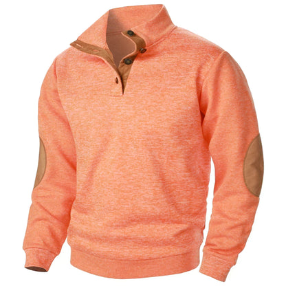 Lukas | Anthrazitfarbener Strickpullover mit Troyerkragen