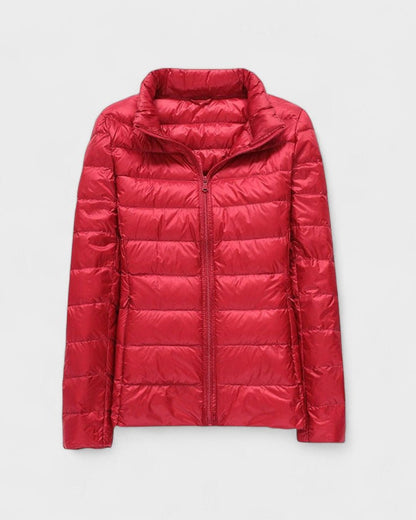 Luise-Marie | Leichte Steppjacke in Beerenrot