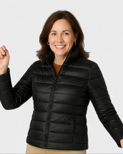 Luise-Marie | Leichte Steppjacke in Beerenrot