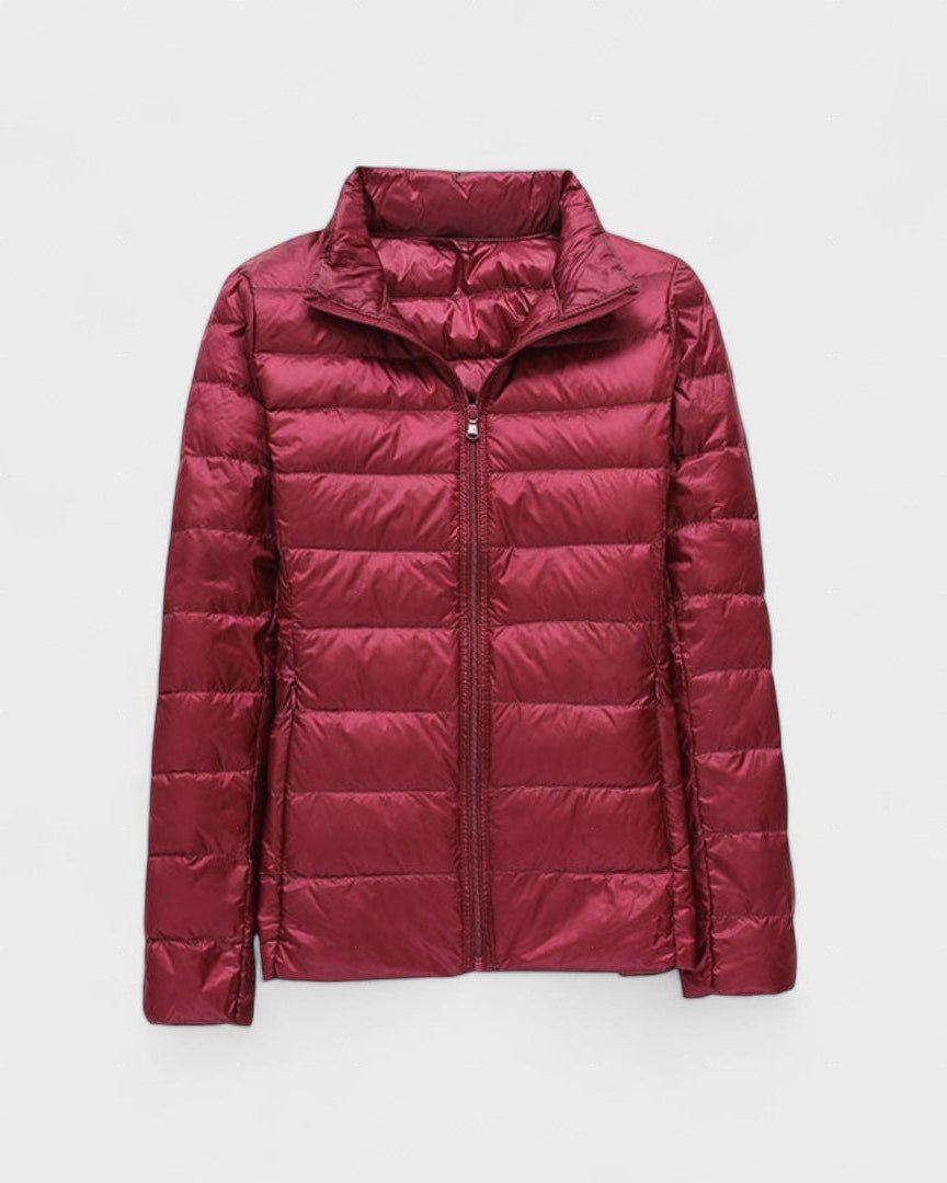 Luise-Marie | Leichte Steppjacke in Beerenrot