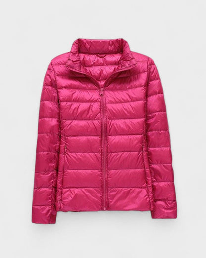 Luise-Marie | Leichte Steppjacke in Beerenrot