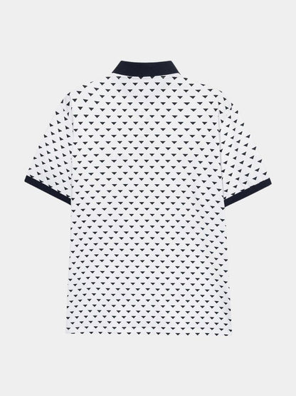 Lutz | Gemustertes Poloshirt