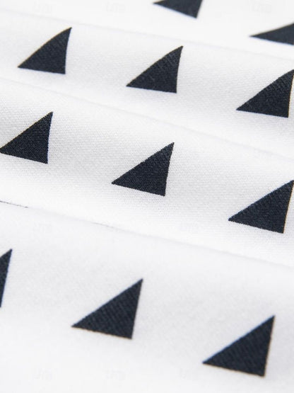 Lutz | Gemustertes Poloshirt