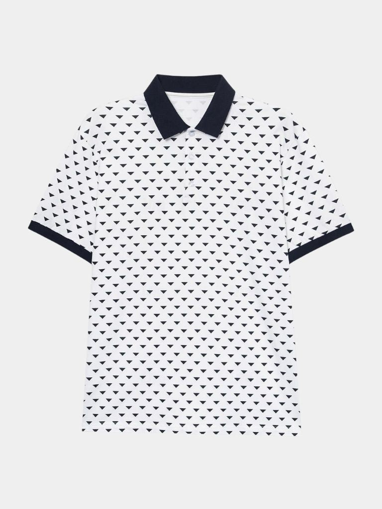 Lutz | Gemustertes Poloshirt