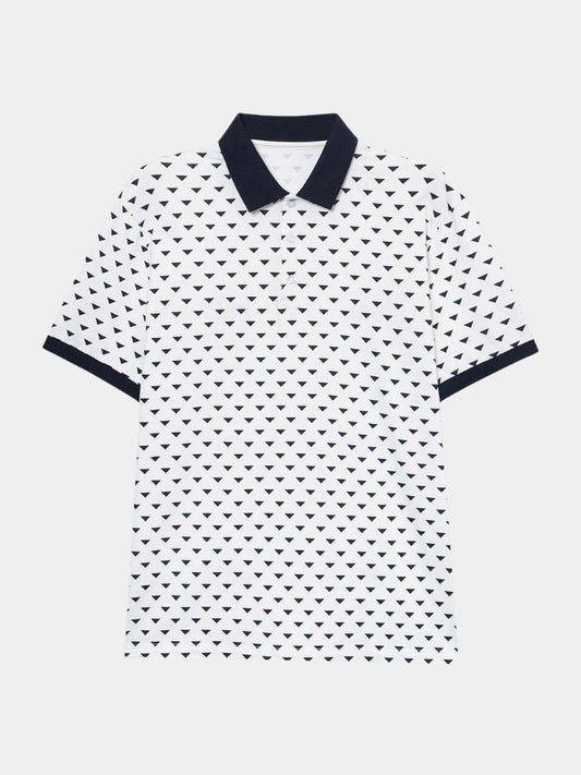 Lutz | Gemustertes Poloshirt