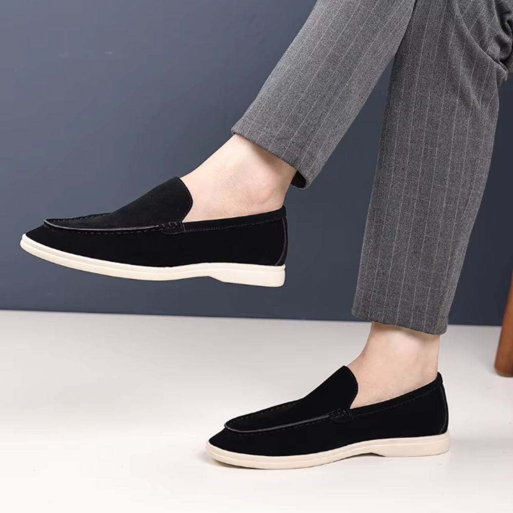 Bernhard | Elegante Loafer in Veloursoptik