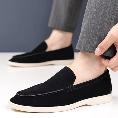 Bernhard | Elegante Loafer in Veloursoptik
