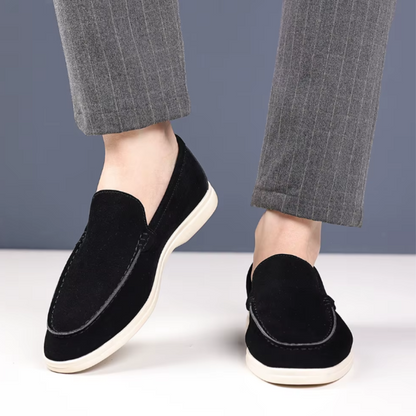 Bernhard | Elegante Loafer in Veloursoptik