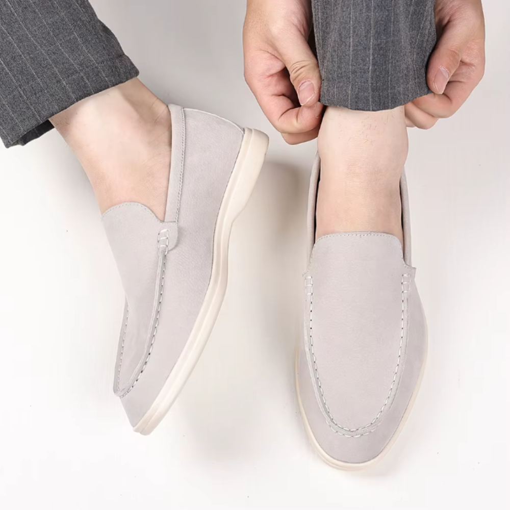 Bernhard | Elegante Loafer in Veloursoptik