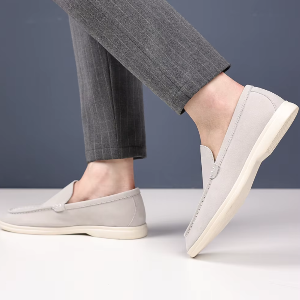Bernhard | Elegante Loafer in Veloursoptik