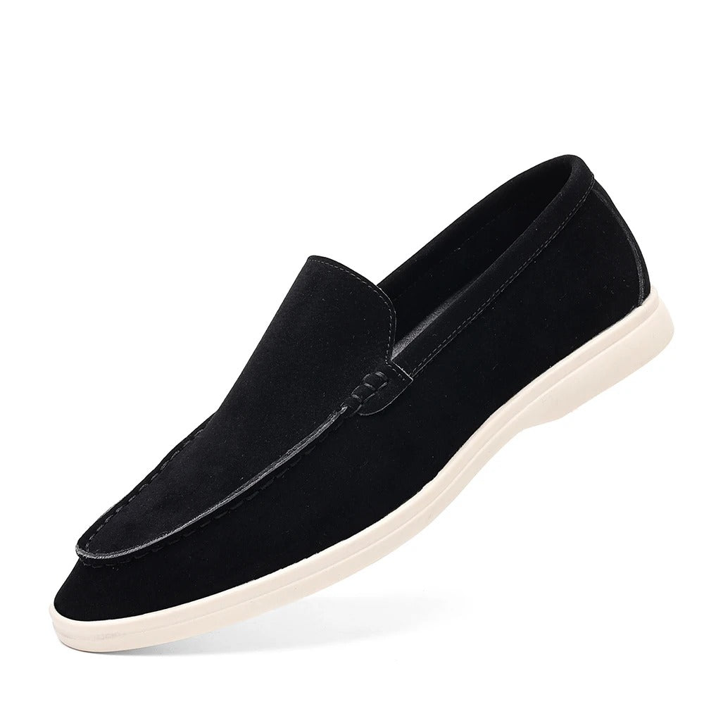 Bernhard | Elegante Loafer in Veloursoptik