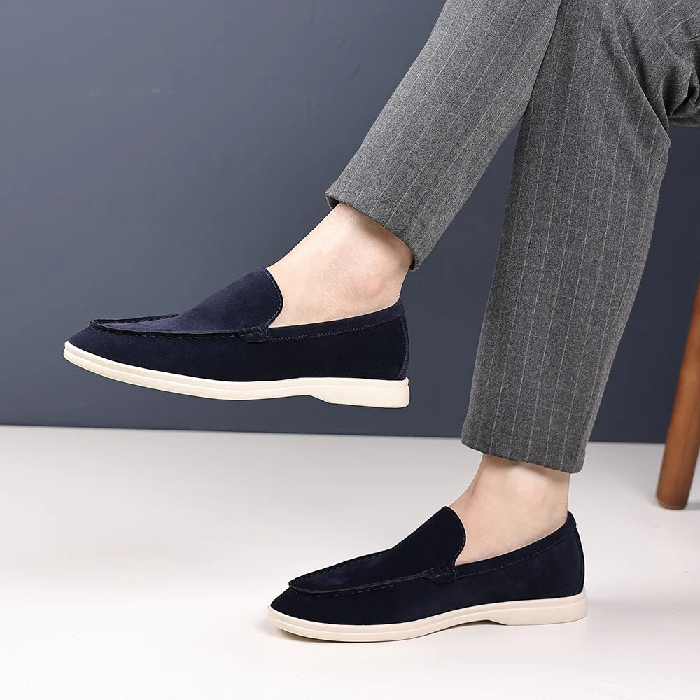 Bernhard | Elegante Loafer in Veloursoptik