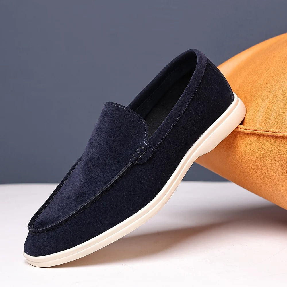 Bernhard | Elegante Loafer in Veloursoptik