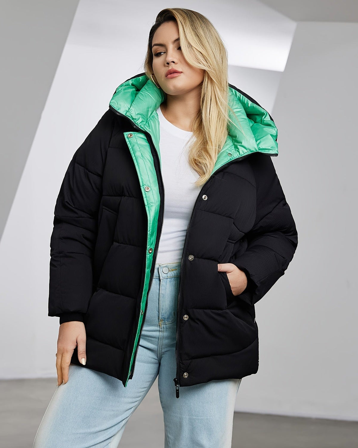 Lynda | Steppjacke mit Kapuze