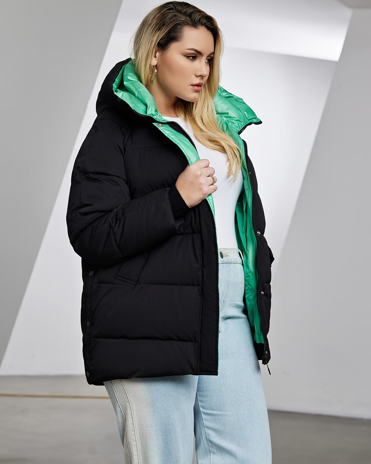 Lynda | Steppjacke mit Kapuze