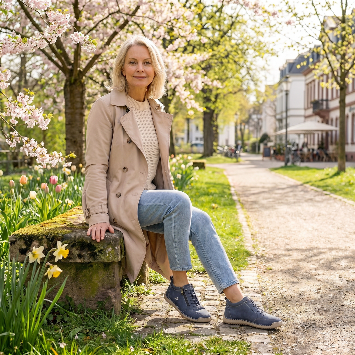Ilse | Komfort-Sneaker mit Reißverschluss