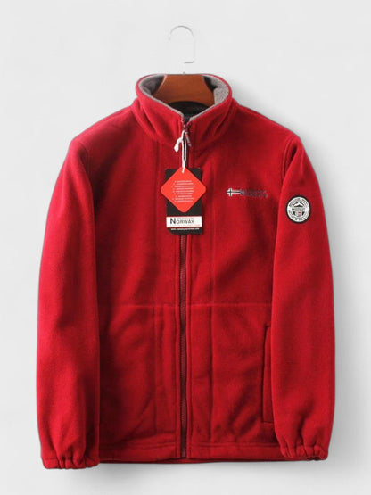 Magnus | Graue Fleecejacke
