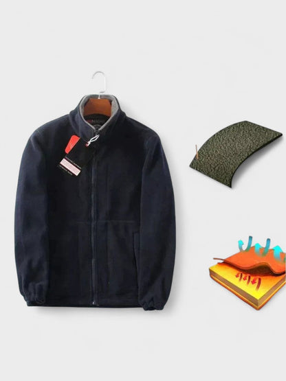 Magnus | Graue Fleecejacke