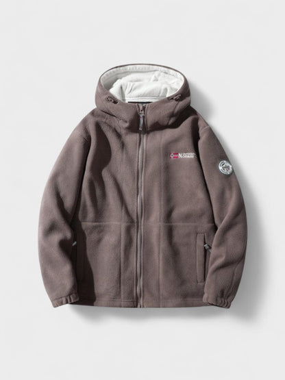 Magnus | Graue Fleecejacke