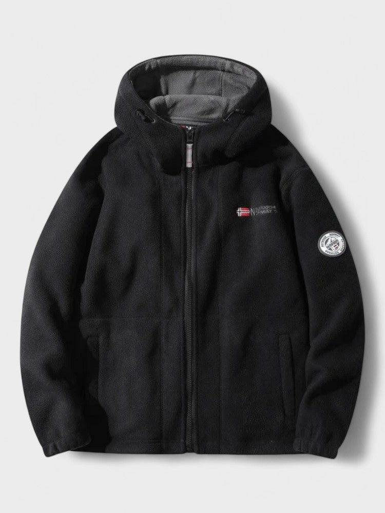 Magnus | Graue Fleecejacke