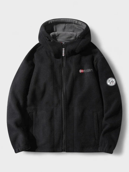Magnus | Graue Fleecejacke