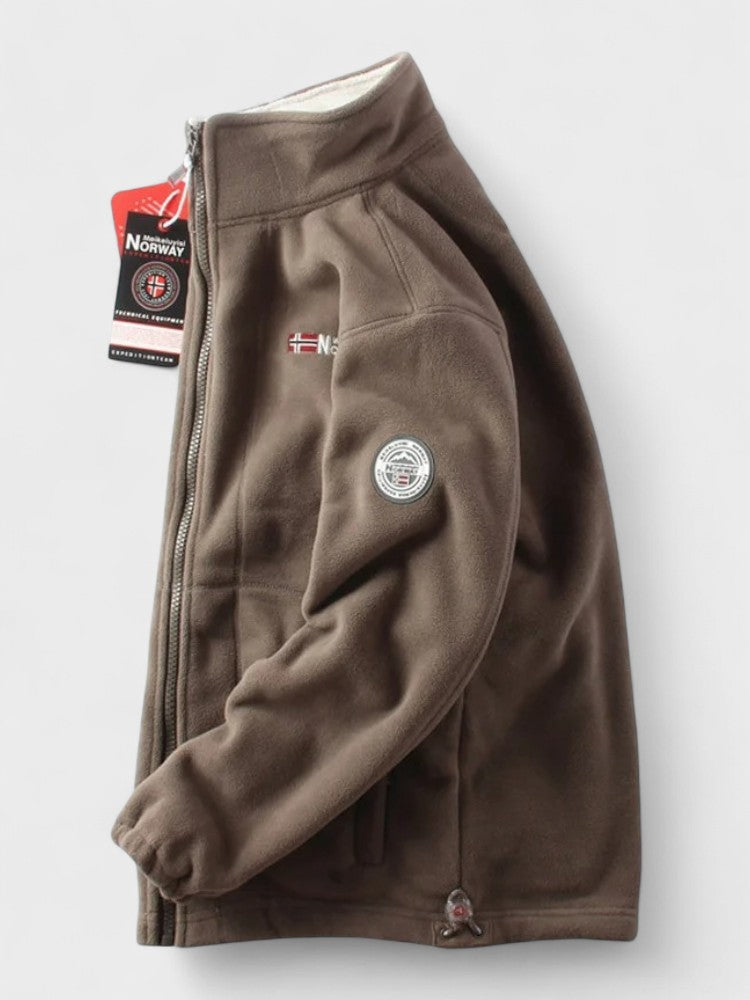 Magnus | Graue Fleecejacke