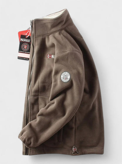 Magnus | Graue Fleecejacke