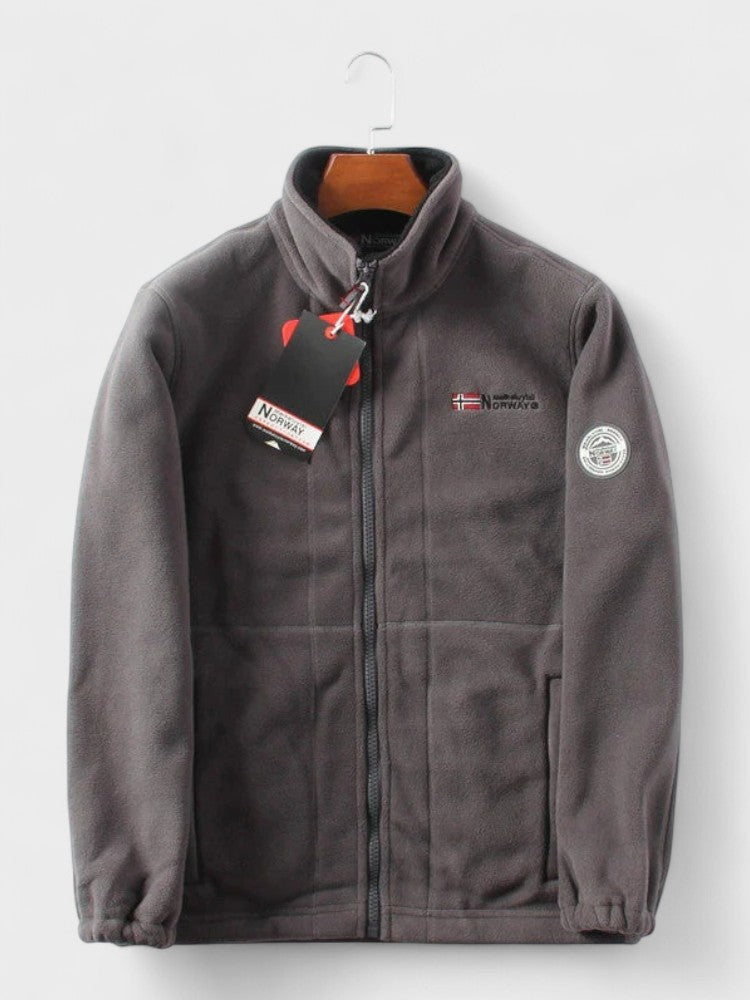 Magnus | Graue Fleecejacke