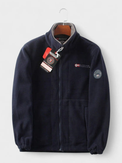 Magnus | Graue Fleecejacke