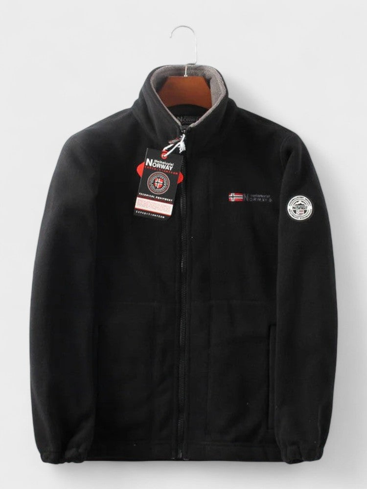 Magnus | Graue Fleecejacke