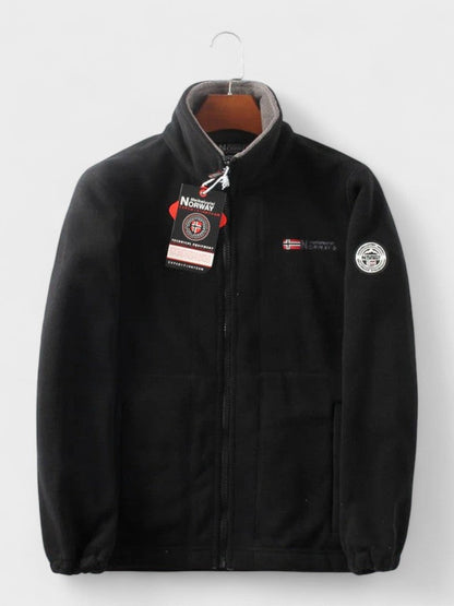 Magnus | Graue Fleecejacke