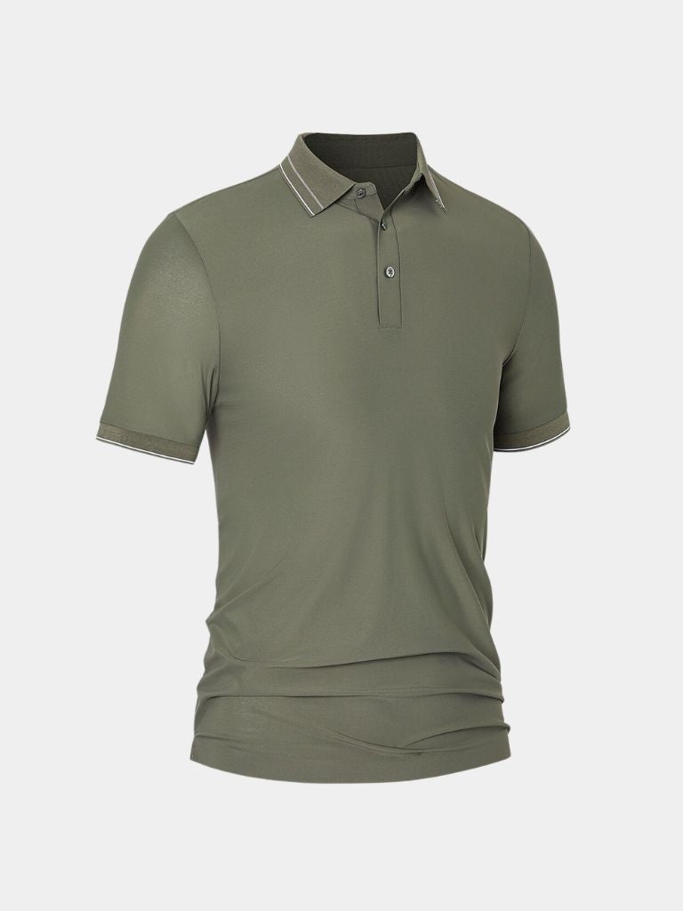 Magnus | Klassisches braunes Poloshirt