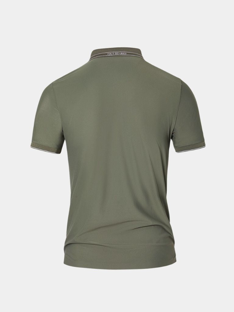 Magnus | Klassisches braunes Poloshirt