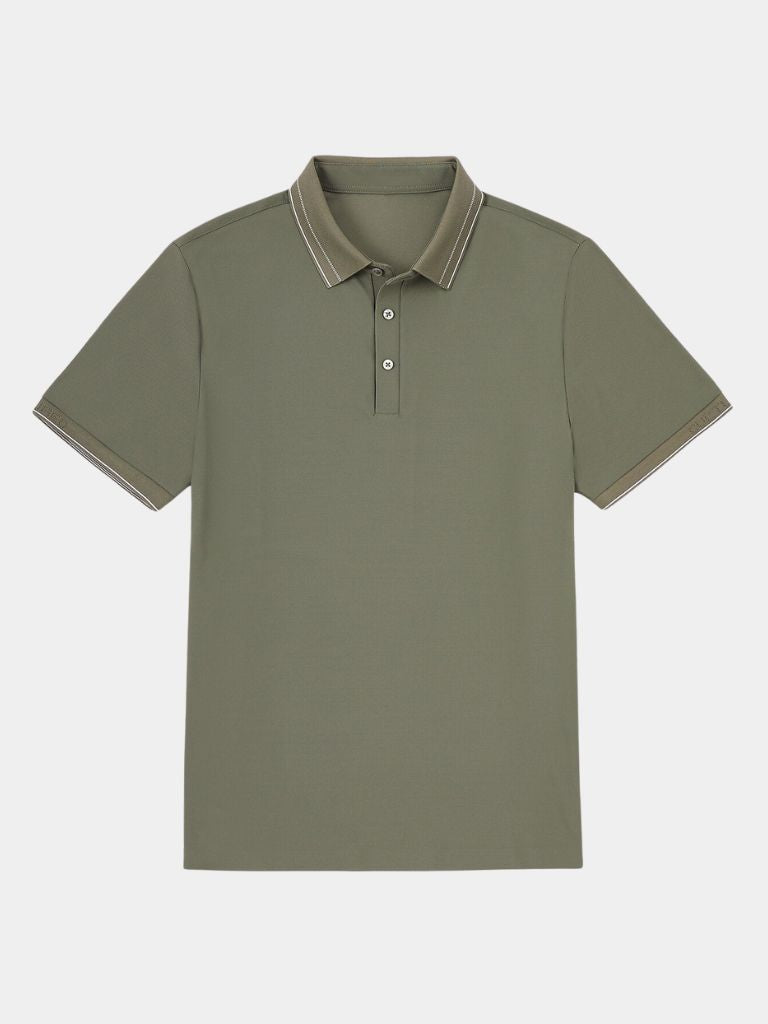 Magnus | Klassisches braunes Poloshirt
